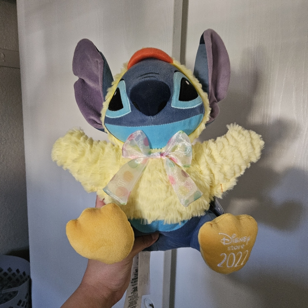 Disney Stitch Plush - Yellow, Blue, and Purple